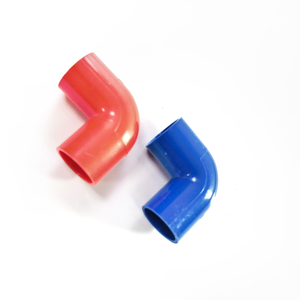 Raccords de tuyauterie en PVC bleu à 90 degrés, fabriqués en Chine, correction orthographique anglaise des mots-clés - Raccords de tuyauterie en PVC bleu à 90 degrés - Product Image 2