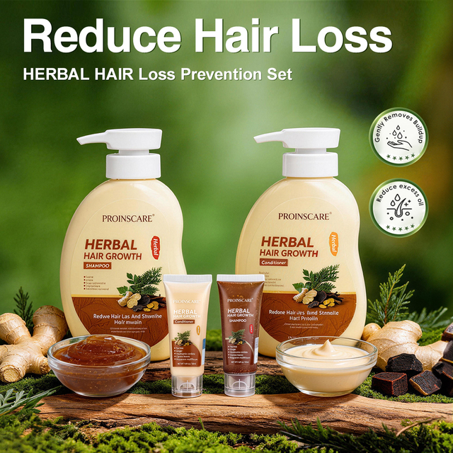 Organic Herbal Nourishing Anti Hair Loss Treatment Hair Growth Shampoo for Men and Women
