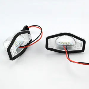Лампа светодиодная для автомобильного освещения для Honda Logo 3D Stream Odyssey 5D Jazz Insight HR-V FR-V без ошибок CR-V Светодиодная лампа для номерного знака