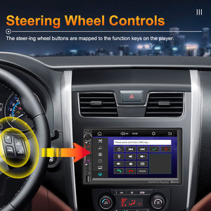 7 inch xe âm nhạc video Youtube MP5 Máy nghe nhạc 2 DIN Linux phổ không dây Carplay Android Auto Car đài phát thanh - Product Image 4