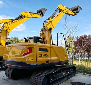 Excavadora de cadenas XE155GA, potente y fiable, con ahorro de combustible, máquina para movimiento de tierras, capacidad de la cazoleta de 0.65m, alta potencia de excavación. - Product Image 3