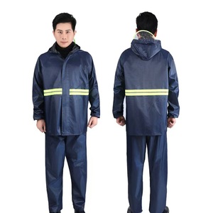 Chubasqueros <span class=keywords><strong>de</strong></span> fábrica Oxford PVC Rain Sui para adultos PVC Precio barato Chubasquero impermeable para hombres - Product Image 3