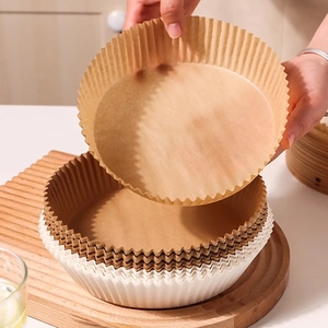 High-Temperature Resistant Oil-Proof & <b>Waterproof</b> <b>Silicone</b> Air Fryer Liners Food Grade Parchment Paper Reusable Liners - Product Image 6