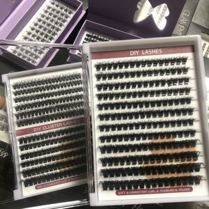 Wholesale Custom <strong>Eyelash</strong> <strong>Extension</strong> Kit DIY False Lash <strong>Extensions</strong> Cluster Soft <strong>Mink</strong> Segmented Lashes 0.07mm Diy Cluster <strong>Eyelash</strong> - Product Image 1