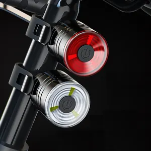 Xe đạp đèn pin loại LED cảnh báo đèn đêm xe đạp Đèn hậu xe đạp leo núi cưỡi thiết bị