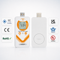 Enregistreur de température USB M502 pour le fret aérien : Enregistrement fiable en vol avec certifications aéronautiques complètes