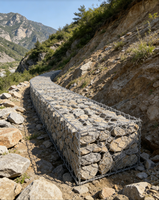 Gabions, paniers gabion, paniers en fil de fer galvanisé avec clôture en treillis métallique, produit de haute qualité