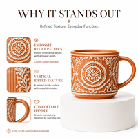 Tazas de Café de Gres Personalizadas al por Mayor, OEM/ODM, Impresión Personalizada, Regalo Promocional Corporativo, Taza de Té de Cerámica Mate, Vajilla para Restaurantes, Fábrica