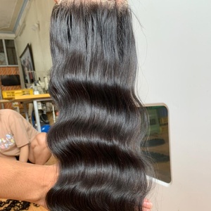 ชุดผม Cloudy Hair Collection ผมเวอร์จินเวียดนามแท้แบบเรมี่  จัดเรียงเกล็ดผมอย่างดี  แบบลอน  พร้อมแผ่นปิดผม 4x4 2x6 5x5 13x4 13x6 6x6 สำหรับต่อผมด้วยเครื่องแบบคู่ - Product Image 3