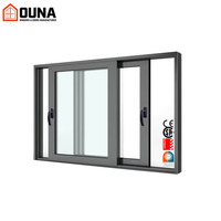 Ventana Corredera OUNA NFRC AS2047 Resistente a Huracanes, Diseño Norteamericano de Última Generación, Ventana Corredera de Doble Vidrio