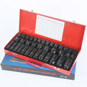 6PCS CR tác động ổ cắm thiết lập 1/<span class=keywords><strong>4</strong></span> ''3/8'' 1/2 ''adaptor và Universal <span class=keywords><strong>Socket</strong></span> Set - Product Image 3