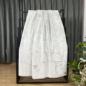Couverture de lit en <span class=keywords><strong>fausse</strong></span> <span class=keywords><strong>fourrure</strong></span>, de haute qualité, chaude, duveteuse, confortable, Super douce, en peluche, en Stock - Product Image 1