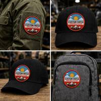 Patchs personnalisés en gros, thermocollants, 3D, avec logo personnalisé, badges appliqués, brodés, à coudre ou à repasser pour vêtements et chaussures