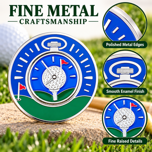 Marqueur de balle de golf magnétique OEM avec forme personnalisée, design double face et marqueur amovible de 25 mm pour événements de golf - Product Image 3