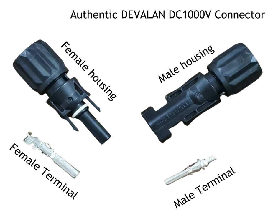 Solar DC Cable Connector ( Price for less than 10 pcs )