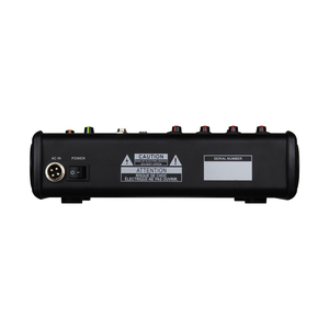RX6-PRO USB Audio Mixer met 48V Phantom Power Stereo <span class=keywords><strong>DJ</strong></span> Mixer Mute-knop voor Live Streaming Podcasting Studio - Product Image 3