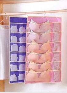 ถุงเก็บบราแบบแขวนหลายช่อง ผ้าพับได้ สำหรับห้องนอน ห้องครัว - Product Image 2