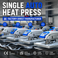 Presse à Chaud Électrique Automatique pour T-Shirts, 40x50 cm, Type Coulissant (Swing-Away)