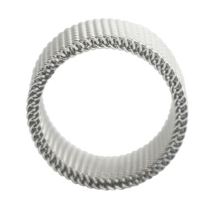 Anillo de acero inoxidable 316L, anillo de plata, baratija que nunca se deslustra, anillos de boda para mujeres, hombres, niños, joyería para niñas - Product Image 4