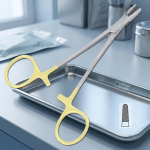 Pinza Hemostática Quirúrgica OEM Six Flowers/TC con Mordazas Texturizadas, Instrumento Manual de Acero Inoxidable Clase I CE - Product Image 3