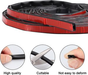 <span class=keywords><strong>Joint</strong></span> d'étanchéité en caoutchouc en forme <span class=keywords><strong>de</strong></span> D auto-adhésif pour <span class=keywords><strong>porte</strong></span>, bande d'étanchéité imperméable et insonorisante en mousse pour portes et fenêtres - Product Image 6