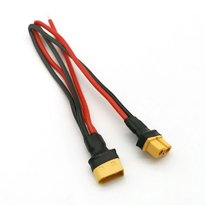 ขั้วต่อไลโป2ขาสำหรับผู้ชายกับผู้หญิงขั้วต่อแบตเตอรี่ลิเธียมไฟฟ้า XT90 XT30ชุดสายเคเบิลแบบ XT60 - Product Image 3