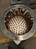 Plumeuse électrique pour volailles avec moteur et doigts en caoutchouc souple, capacité de 3-4 kg pour les usines de transformation de volailles