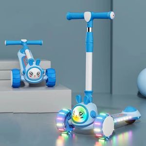 Encuerda-patinete ajustable de la suerte para niños, cuatro ruedas con pedal, novedad, suministro de fábrica - Product Image 6