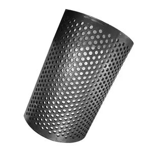 カスタマイズ可能な高張力黒鋼穴あき金属メッシュバニングステンレス鋼フィルターワイヤーメッシュスクリーン