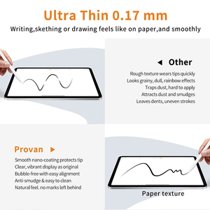 แท็บเล็ตสำหรับแท็บเล็ตแผ่นป้องกันหน้าจอสัมผัสกระดาษแท็บซัมซุง S10 S9 S8 FE <span class=keywords><strong>S6</strong></span>เบาเป็นพิเศษ - Product Image 4