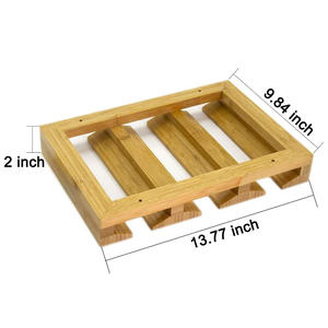 Support à verres en bambou <span class=keywords><strong>sous</strong></span> l'étagère ou l'armoire, organisateur de séchage pour verrerie en bois pour la maison, la cuisine, le bar - Product Image 2