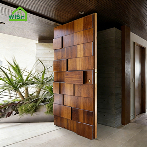 Conception moderne de <span class=keywords><strong>porte</strong></span> pivotante <span class=keywords><strong>d</strong></span>'<span class=keywords><strong>entrée</strong></span> de villa de sécurité de fantaisie <span class=keywords><strong>Porte</strong></span> pivotante avant <span class=keywords><strong>en</strong></span> <span class=keywords><strong>bois</strong></span> <span class=keywords><strong>massif</strong></span> de luxe - Product Image 2