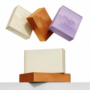 Floral <b>Pattern</b> Rigid Eco-Friendly Waterproof Gift Folder Rectangle Shape Handle Corrugated Board Art <b>Paper</b> Offset Printing Box - Product Image 2