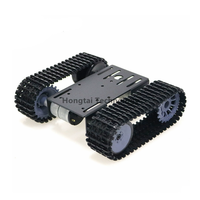 TP101 châssis de voiture réservoir intelligent chenille plate-forme Robot chenille avec double moteur DC 12V pour carte de
