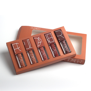 Set de 5 Labiales Mate de Larga Duración, Tinte para Labios de Terciopelo, Lápiz Labial Líquido Resistente al Agua, Maquillaje, <span class=keywords><strong>Kit</strong></span> de 5 Piezas - Product Image 1