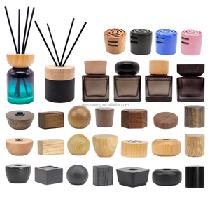 Tùy Chỉnh Bằng Gỗ Cap Khuếch Tán Không-Tràn Hương Thơm Lọ Thủy Tinh Với Sắt Vít Top Tre Nắp Và Gỗ Nút Chai Nước Hoa Cap - Product Image 1