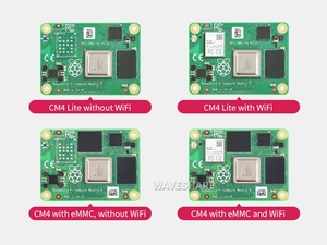 Waveshare CM4104016-SKU-18794, Módulo de Computación <span class=keywords><strong>Raspberry</strong></span> <span class=keywords><strong>Pi</strong></span> <span class=keywords><strong>4</strong></span>, Opciones para RAM / EMMC / Inalámbrico - Product Image 5