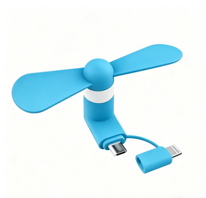 Ventilador de Teléfono Móvil Mini Personalizado con Logotipo, Mini Ventilador USB Tipo C para Android, Ventilador Portátil Silencioso sin Escobillas, Micro Ventilador de Mano, Ventilador USB Portátil - Product Image 1