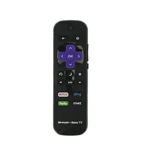 Yedek RC108 uzaktan kumanda Ruku LT HD adanmış düğmeleri Netflix Sling Hulu Vudu