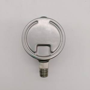 Todo o aço inoxidável resistente à corrosão e à temperatura 316SS Manômetro Óleo Enchido Manômetro de Pressão de 4 Polegadas - Product Image 4