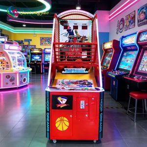 Máquina de Juego Arcade de Baloncesto Plegable que Funciona con Monedas, para 2 Jugadores, con Aceptador de Billetes, Juego para Niños, Certificación CE, 110V/220V, Inglés - Product Image 1