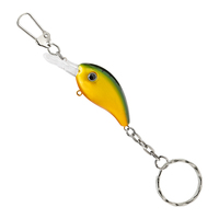 Mini crankbait pour la pêche au vairon, lot de 3, matériel de pêche rigide et durable, cadeau pratique pour la pêche en extérieur au bar et à la truite