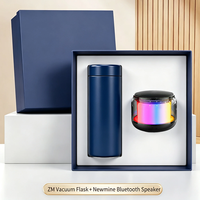 Nouveauté 2026 : Kit Cadeau Haut de Gamme Personnalisable avec Logo pour Bureau – Gobelet Isotherme 2-en-1 et Enceinte Bluetooth