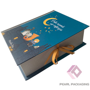 Caja de embalaje de recuerdo de bebé, cartón rígido personalizado, calendario de adviento con cajones y sobres - Product Image 5