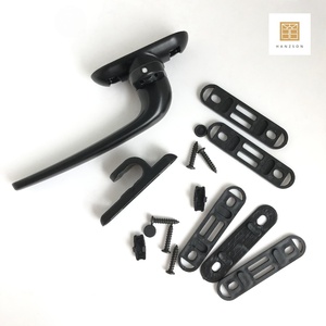Atacado Modern Apartment Alumínio Liga Pó Revestido <span class=keywords><strong>Handle</strong></span> Lock Sliding Casement Porta Janela <span class=keywords><strong>Handle</strong></span> <span class=keywords><strong>Assembly</strong></span> Fácil - Product Image 6