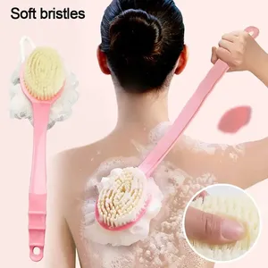 Zenidoo Brosse de Douche Exfoliante Douce Double Face à Long Manche en PP Naturel Moderne - Product Image 2