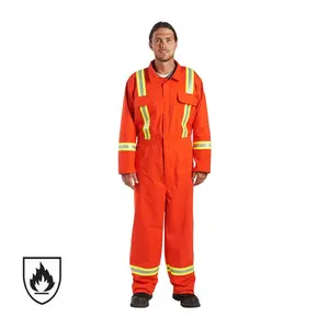 Vendita calda NFPA 2112 EN 11612 saldatore ignifugo ignifugo vestito ignifugo