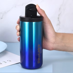 Vaso Térmico Personalizado de Boca Ancha con Aislamiento al Vacío de Doble Pared, Taza Portátil Antiderrames para Café, Leche, Cerveza, Té, con Tapa Patentada - Product Image 5