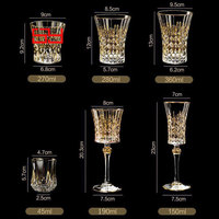 Verres à eau personnalisés SUNYO, flûtes à champagne uniques en forme de diamant italien, gobelets à vin, ensemble de verres à vin rouge en cristal