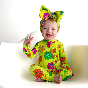 Racconti per bambini Bebe <span class=keywords><strong>abbigliamento</strong></span> <span class=keywords><strong>0</strong></span> Tuta 3 <span class=keywords><strong>mesi</strong></span> pagliaccetti da bambina Set tutina a 2 vie con cerniera e cappelli - Product Image 1